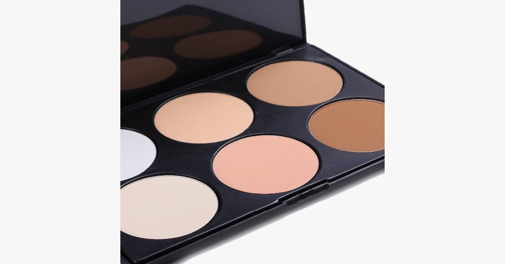 Blush Bronzer with 6 matte powder shades - Gives you a perfectly polished makeup