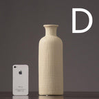 Brown Beige Gray Ceramic Flower Vase Pot │ Home Decoration Item