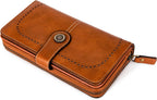 Stylish Leather Wallet with Wristband