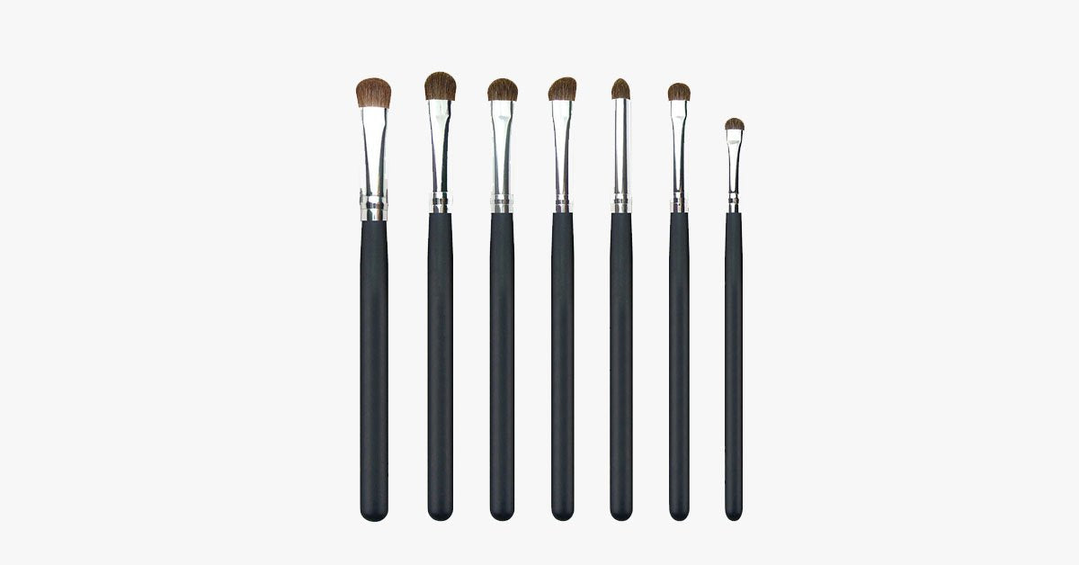 7-pc. Eyeshadow Brush Set - Soft, Dense, and Silky Brushes for the Perfect Eye Makeup
