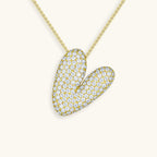 Bubble Initial-Diamond-Necklace