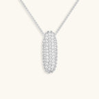 Bubble Initial-Diamond-Necklace