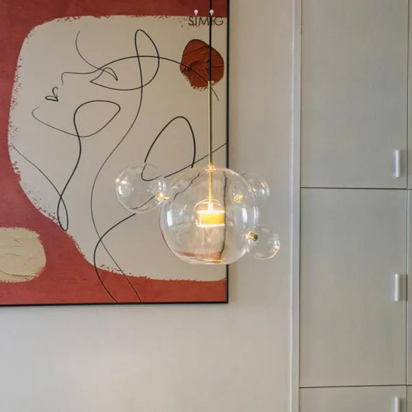 Spherical lamp for modern spaces