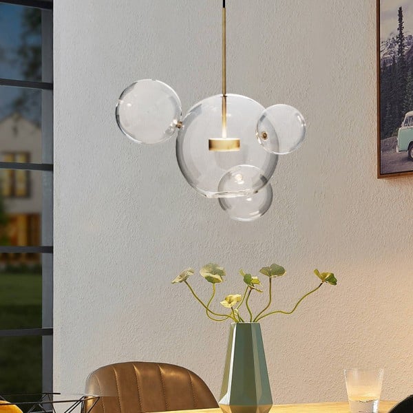 Spherical lamp for modern spaces