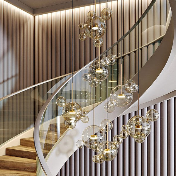 Spherical lamp for modern spaces