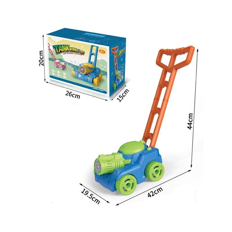 Bubblemower – Bubble lawnmower for imaginative outdoor play