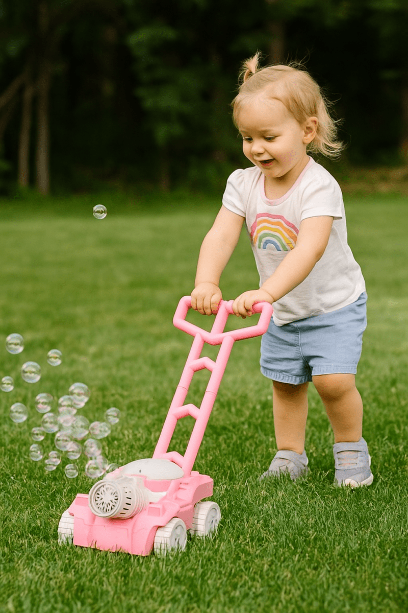Bubblemower – Bubble lawnmower for imaginative outdoor play