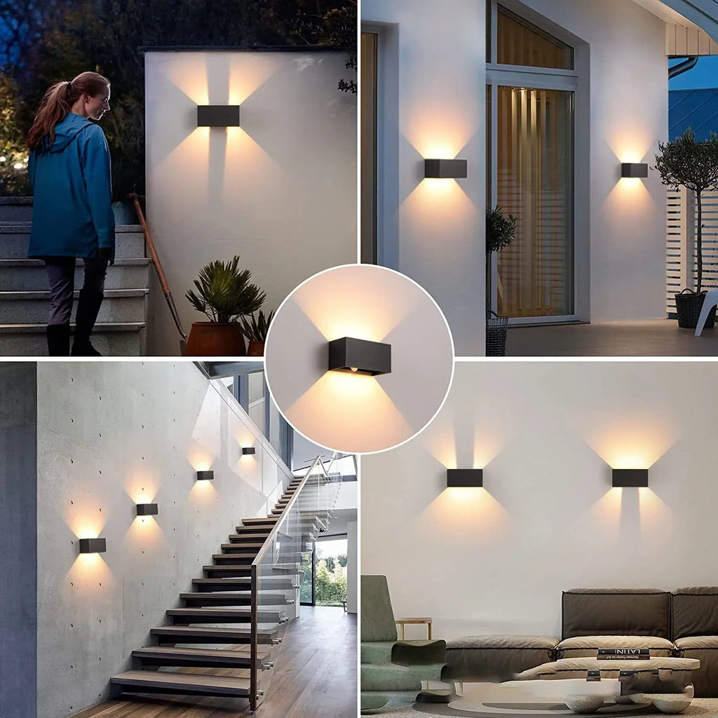 Outdoor lamp with sensor