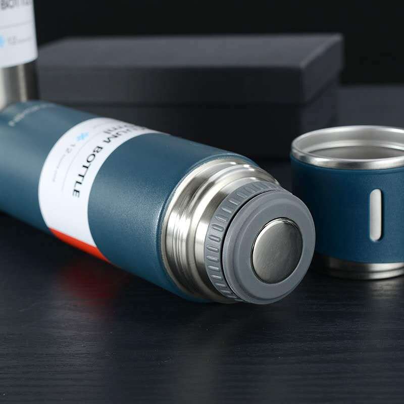 Bullet Double-Layer Stainless Steel Vacuum Thermos Coffee Tumbler