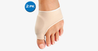 2 Pack: Hallux Valgus Protection and Detox Sleeves with Euro Natural Gel