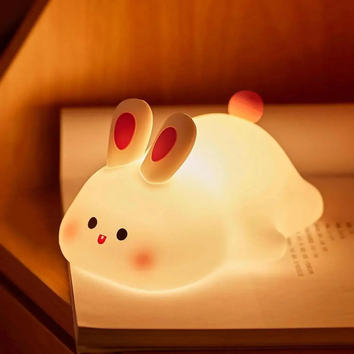 Plush Night Light for Children | Soft LED Light with Timer and Animal Design
