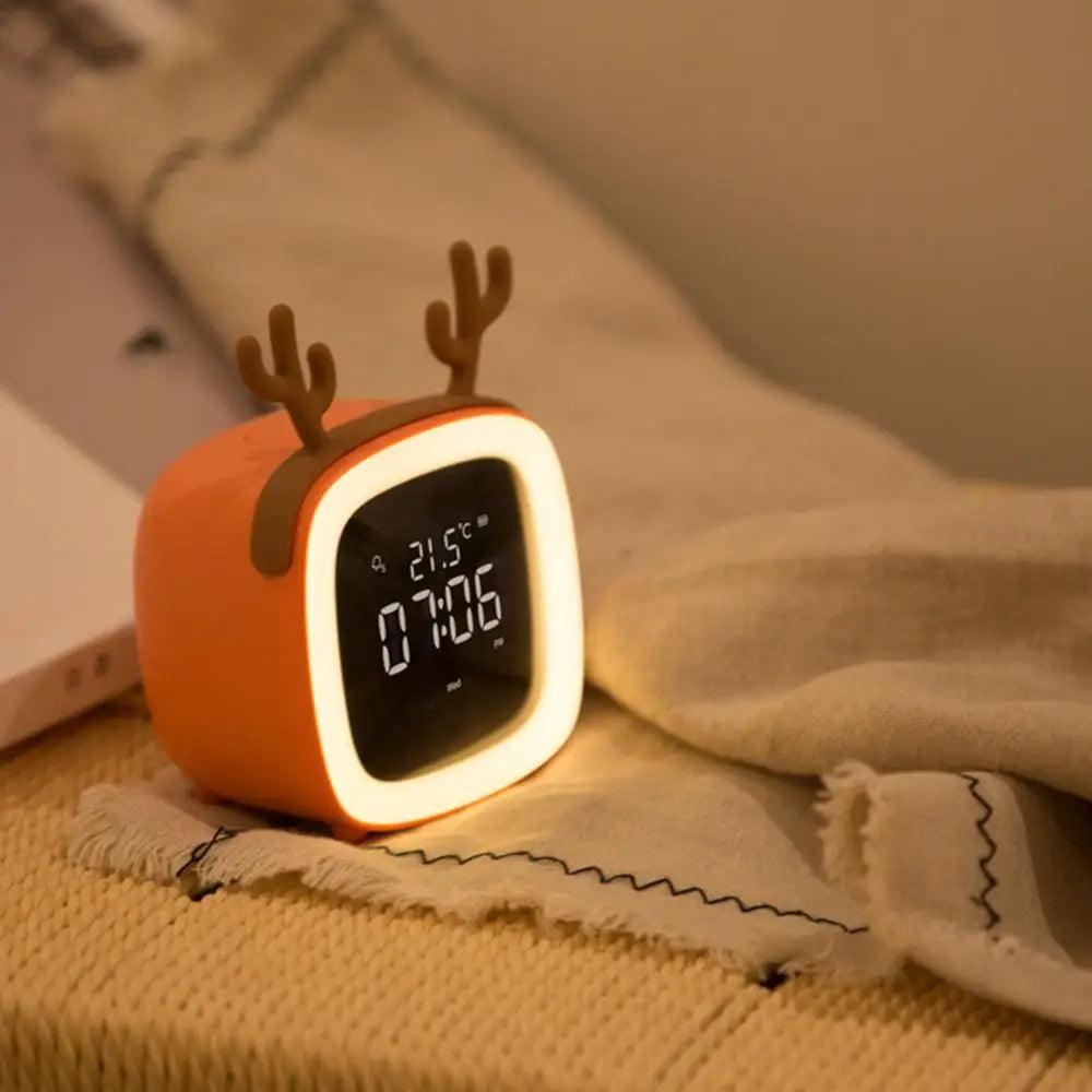 BunnyGlow - LED Alarm Clock – Night Light with Digital Display & Timer
