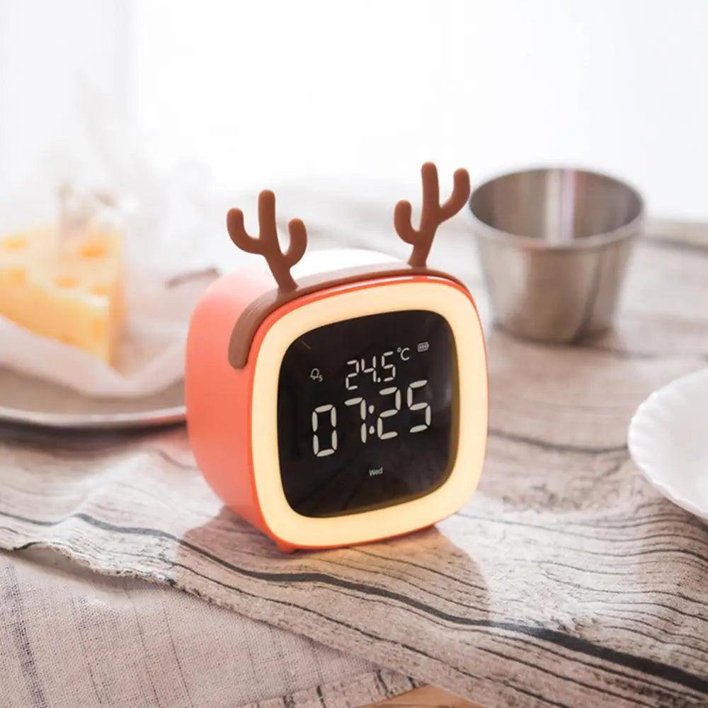 BunnyGlow - LED Alarm Clock – Night Light with Digital Display & Timer