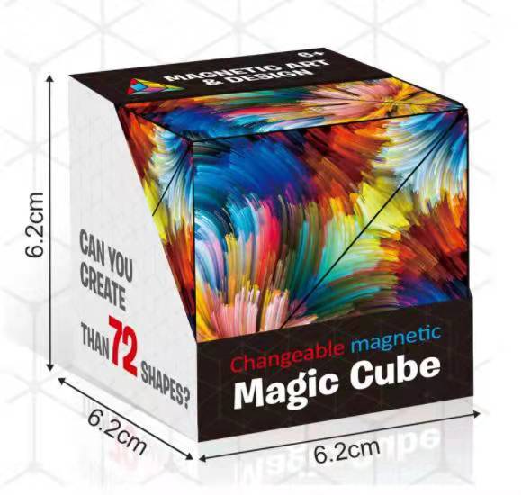 FoldFun Shape Cube – Creative 3D Puzzle for Children and Adults