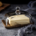 Wood and Glass Butter Box – ButterElegance