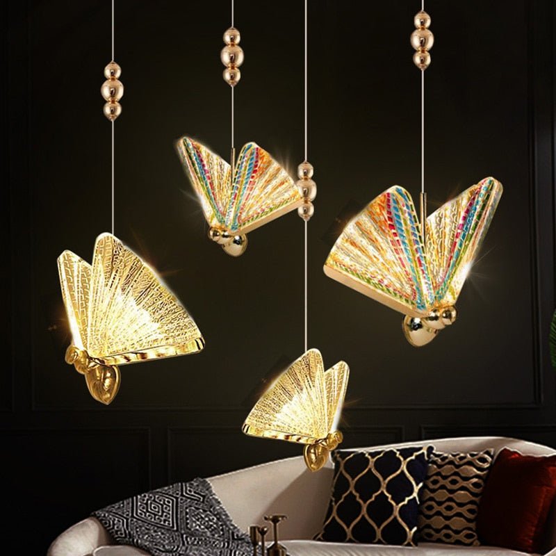 FlareWing – Artistic Butterfly-Shaped LED Pendant Light