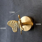 Solid Brass Animal Wall Hooks with Decorative Gold Finish for Home Storage