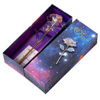 For the Gift to Your Loved Ones - Colorful Glass Rose