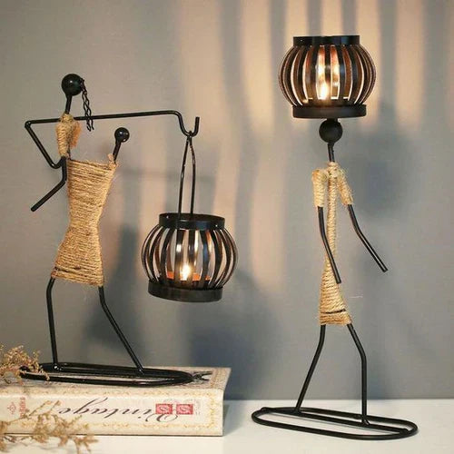 Retro Elegant Candle Holder for Interior