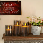 GlowLights – Set of 3 LED Candles with Remote Control