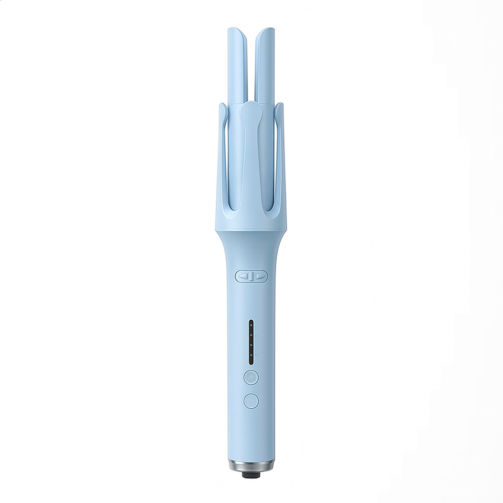 2 in 1 Rotating Ceramic Curling Wand, 1.26 in Automatic Hair Curler