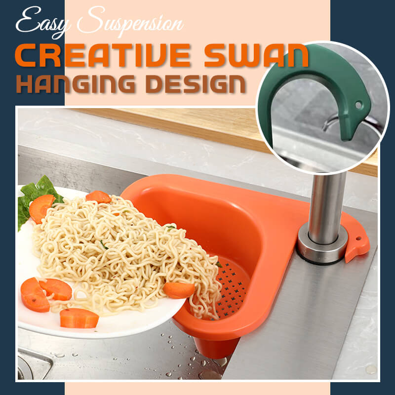Multifunctional, hanging filtration rack with drainage pipe