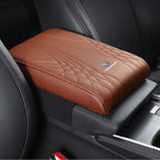 Exclusive logo armrest cushion for the armrest cover in the car