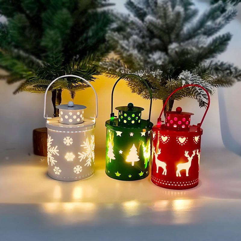 Christmas Candle Lights LED Small Lanterns Electronic Candles Nordic Style Creative Holiday Decorations