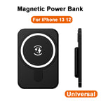 Magnera Magnetic Power Bank 5000 mAh | Compatible with iPhones | USB Output 5 V/2.1 A | Compact & Stylish