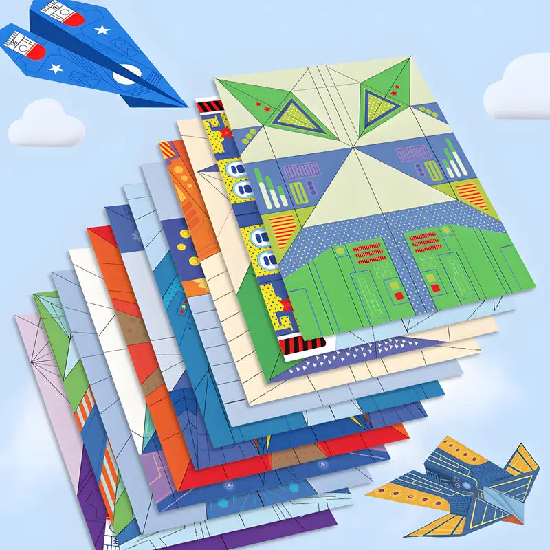 Paper Plane Building Set with Instructions