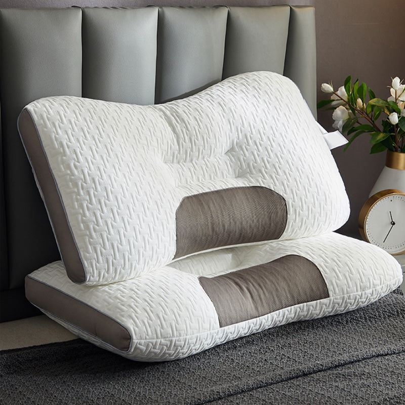 LuxiRest Antibacterial Massage Cushion | Ergonomic Neck Support for Revitalizing Sleep and Relaxation