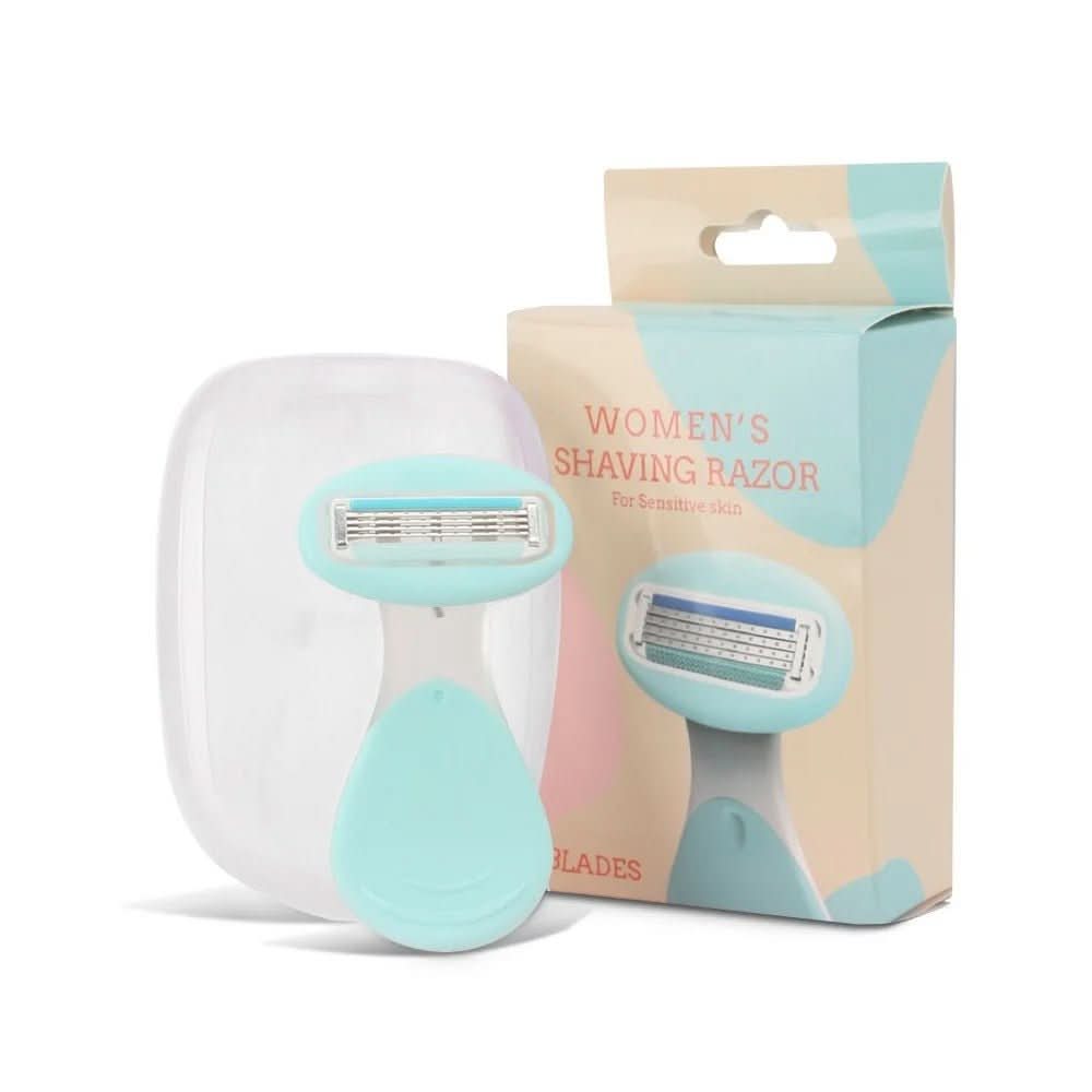4-blade compact razor with storage box | Smooth skin on the go & at home