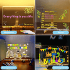 Kiddli LED Drawing Board – Reusable Writing Board with Light Pen