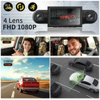 360° Car Dashcam | DashGard Pro CX360 | Full HD Driving Recorder with Night Vision & Parking Monitor