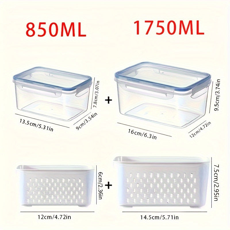 EcoSafe - Reusable Food Storage Containers Set of 4