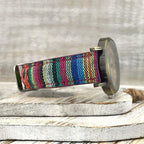 Watches with multicolored rainbow pattern
