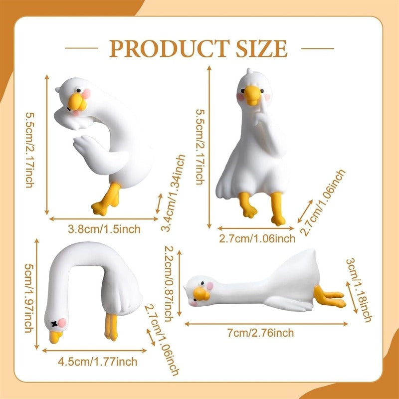 Mini Desk Duck Figurines