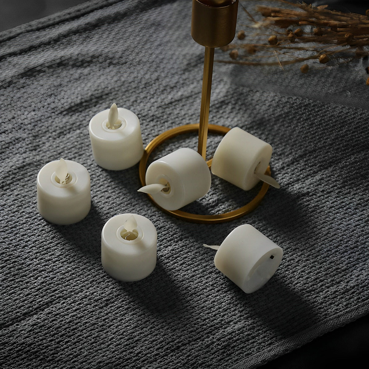 Electronic candle with moving flame | Wickless LED candle