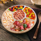 SnackAura – Serve snacks stylishly with a durable, eco-friendly bamboo tray