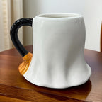 Halloween Ghost Mug – Ceramic Mug with Laughing Ghost Design