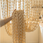 BohoDream Bed Canopy with Beads for Bedroom or Play Corner