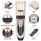 Quiet design, professional pet hair clippers