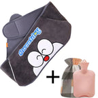 WarmCush – Reusable Plush Hot Water Bottle with Hip Cushion