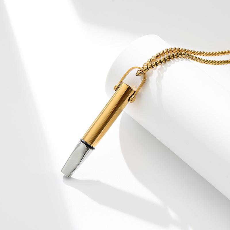 Stainless Steel Breathing Trainer Pendant