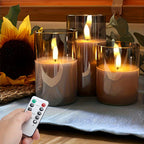 LuxeLumen LED Candle Set | Elegant LED candles with remote control for atmospheric ambiance