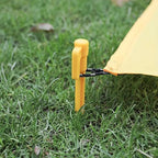Plastic Tent Stakes with Hooks – Camping Tent Pegs for Tarps and Canopies