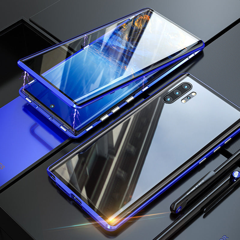 Magnetic Tempered Glass Dual-Sided Phone Case for Samsung