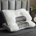 LuxiRest Antibacterial Massage Cushion | Ergonomic Neck Support for Revitalizing Sleep and Relaxation