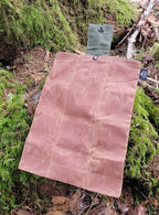 Waxed Canvas Folding Foraging Bag with Durable Design