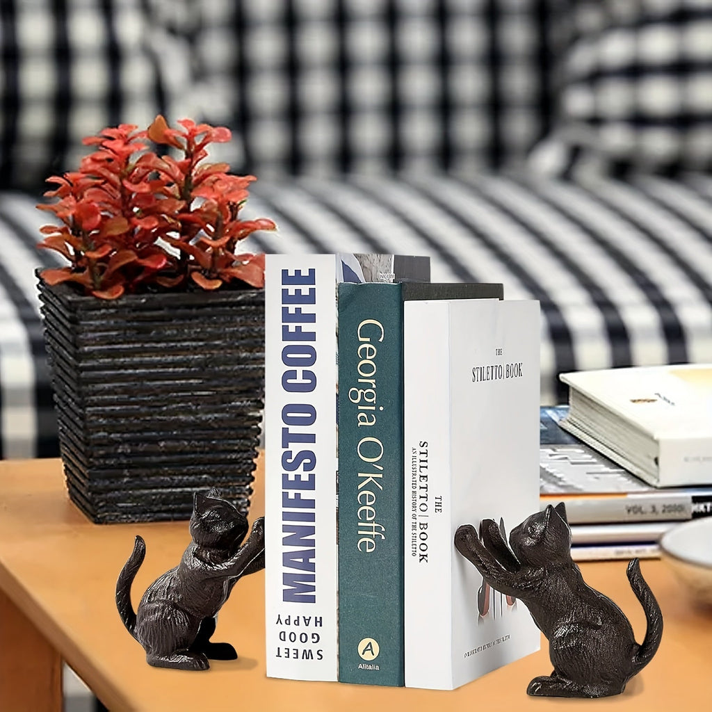 IronVintage – Timeless Cast Iron Bookends with Classic Look